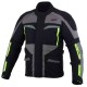 Geaca moto SM Racewear Highland black / gray / fluo